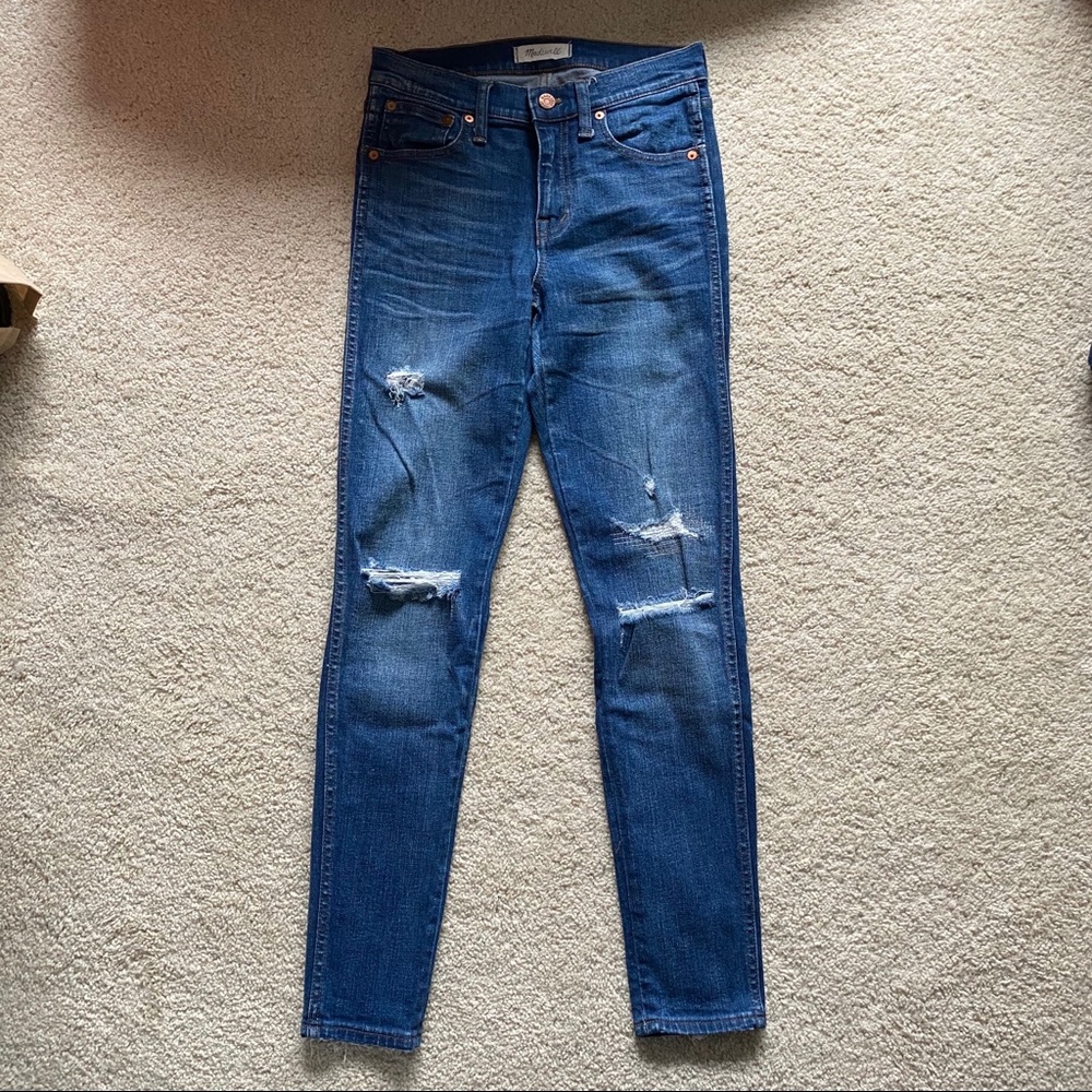 Madewell 9” High riser skinny skinny jeans